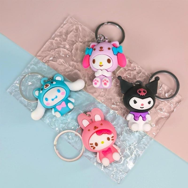 Gantungan Kunci Lucu Imut Karakter Kartun Anime Ganci Key Chain Serbaguna 2
