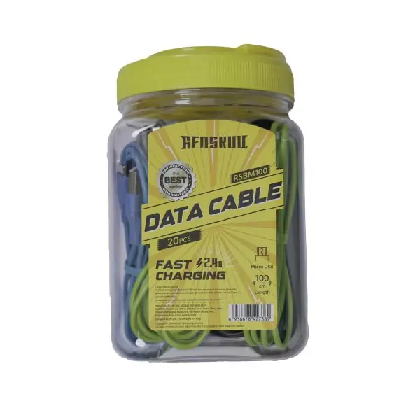 REDSKULL RSBM100 RSBC100 Kabel Data Micro Type C Fast Charging 2,4A 3A Cable data by ROBOT 1