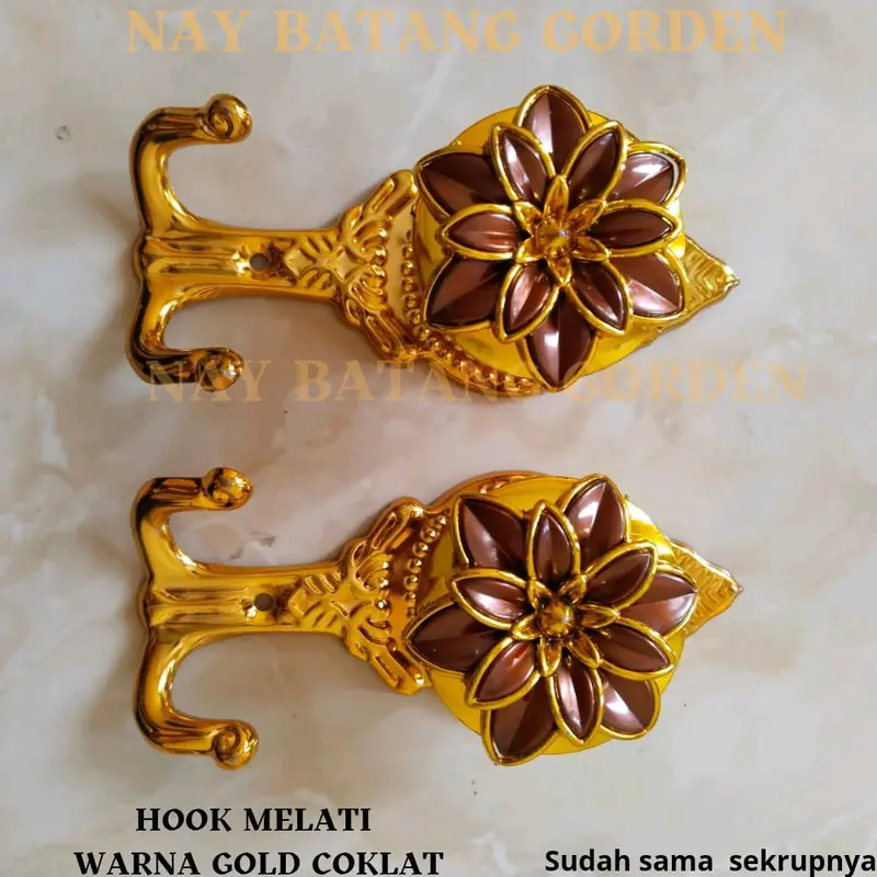 HOOK MOTIF MELATI/CENTOLAN TALI GORDEN MOTIF MELATI.jendela gorden indor tirai bambu 2
