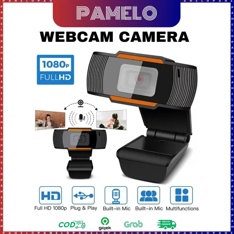 WEBCAM PC 720P 4K / Auto Focus Dengan Microphone Kamera Webcam pc 0