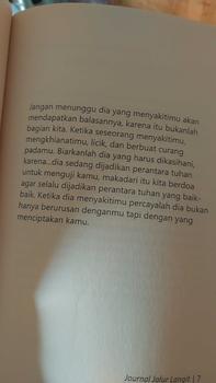 Product Review of Jalur langit journal by rizkaramelia from d**t 2
