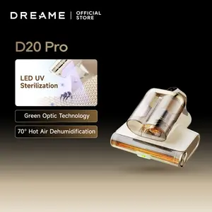 Dreame D20 Pro Mite Vacuum | Vakum 55°C Sun Exposure | 70°C Hot Air | Dust 15500Pa High Suction | Hijau LED Light Vacuum Cleaner Kasur Sofa
