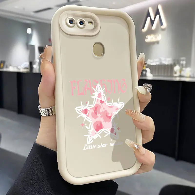 Casing Hp Untuk OPPO A7 OPPO A5s OPPO A12 OPPO A12S A11k Case HP pola kupu-kupu bintang Cesing Casing sederhana Kesing Silikon lunak Kasing baru Softcase 1
