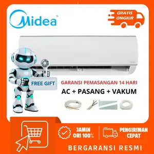 MIDEA AC Standard 0.5 PK 05CRN + PASANG XtremeDura MSFT 05CRN