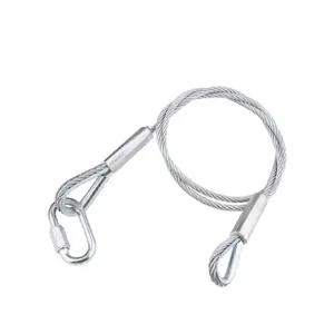 Safety Wire With Carabiner