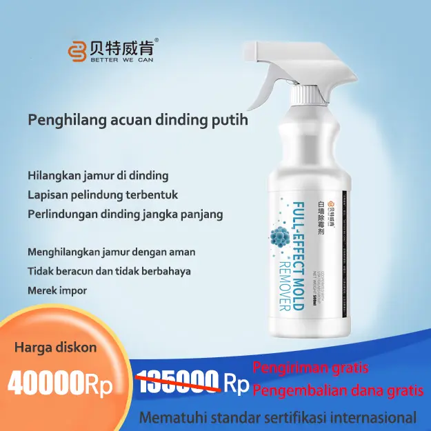 Betterwecan Penghilang Acuan Dinding Putih Rumah Tangga Noda Bintik-bintik Jamur Pembersih 0