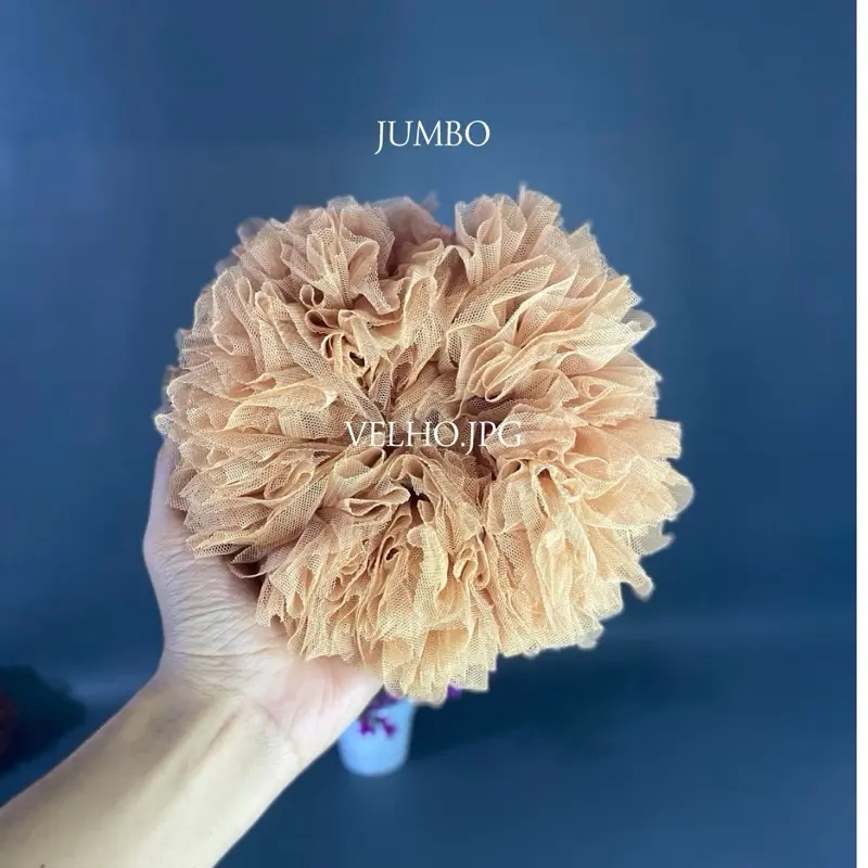 IKAT RAMBUT / CEPOL HIJAB RANDOM JUMBO Scrunchies Karet 6