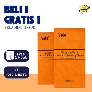 [2 PACK]  TISSUE VELA GANTUNG 1050 SHEETSGrosir Tissue Elegan Vela Tissu Tissue Minyak Tissue Serbaguna Tissue Mobil Tisu Wajah Tissue Lucu Tissue Murah Tisu Tebal Best Seller Tisu Rumah Tangga Tissue Promo Tisu Murah GRATIS ONGKIR [BISA COD]