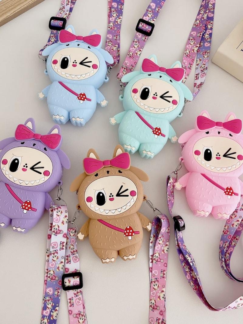 Product Introduction of Tas Slempang Anak 3D Labubu Koin Mini 17