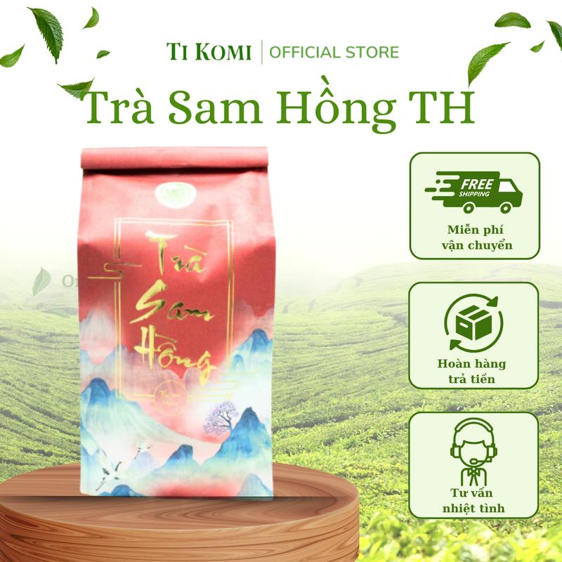  Trà Sam Hồng Thượng Hạng -  Hỗ Trợ Thanh Nhiệt Làm Mát; Hỗ Trợ Cải Thiện Giấc Ngủ - Trà Thảo Mộc Tea Nước Trà Chè TIKOMI 