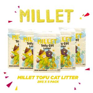 SOAR Millet Tofu Cat Litter 6L/2KG 5 Packs Combo