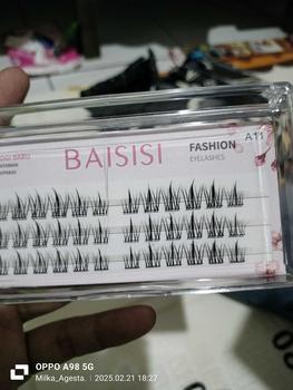 Product Review of BAISISI Bulu Mata Palsu Individual Lashes A11 Super Natural Segmentasi | Eyelash Extension | Douyin Lashes | Eye Make Up from I**n 0
