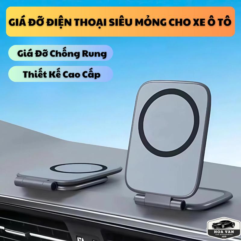Giá đỡ điện thoại từ tính, siêu nhẹ và mỏng, giá đỡ định vị ô tô mới, có thể…