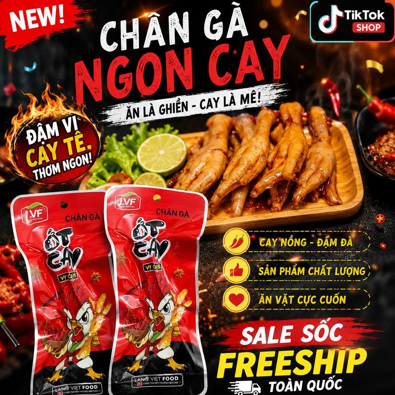 COMBO 10 CHÂN GÀ ỚT CAY (ĐỎ VỊ TÊ CAY)
