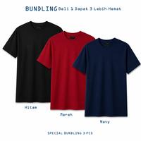 Gambar Night Badger Kaos Polos Bundling 3 PCS Premium Cotton Combed 30s Hitam Cream Army Basic Daily Wear - Hitam-Hitam-Hitam, S dari NIGHT BADGER Kota Administrasi Jakarta Pusat 4 Tokopedia