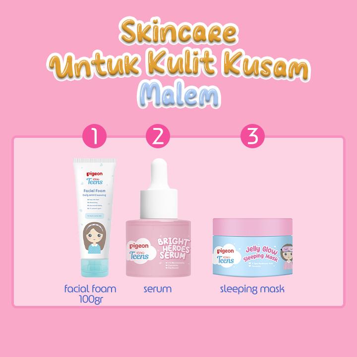 Product Introduction of PIGEON TEENS Paket Lengkap Skincare Mencerahkan Kulit Kusam 43