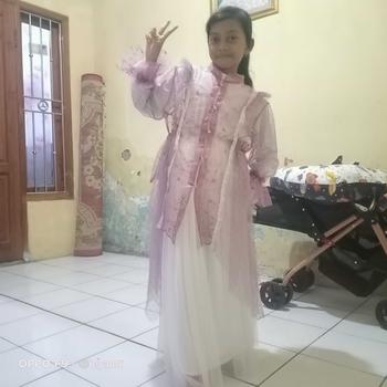 Product Review of KAMARI set rok anak ice blue,burgundy,set gaun anak,set rok anak lebaran..brukat tile dot/polos,kebaya anak,gamis lebaran anak kekinian usia 2-15 tahun Setelan Muslim anak Bunga Outer Baju Jilbab Nyaman Panjang Panjang Dress Kaos from p**p 1