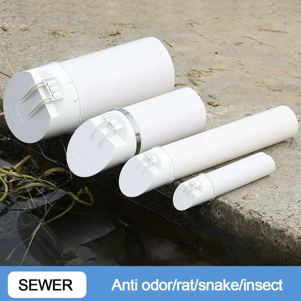 Ống Thoát Nước Chống Mùi, Thoát Nước Sàn, Bền, Đa Chức Năng, 50-160Mm, Nắp Ống Mưa, Nắp Mái Chống Côn Trùng Màu Trắng Cho Ban Công Ngoài Trời, Phụ Kiện Phòng Tắm
