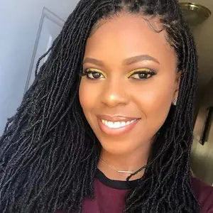 REHANA HAIR Rambut Gimbal ISI 12 HELAI Dreadlock Rambut Sambung Gimbal Rambut Sulam Rambut Reggae Braiding Hair Natural Loc Braids