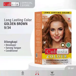 Cultusia Hair Color Golden Brown 9/34 30 ml |  Cat| Pewarna