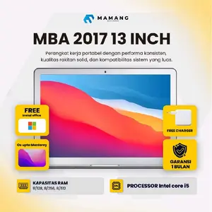 LAPTOP MBA 2017 13 INCH I7 I5