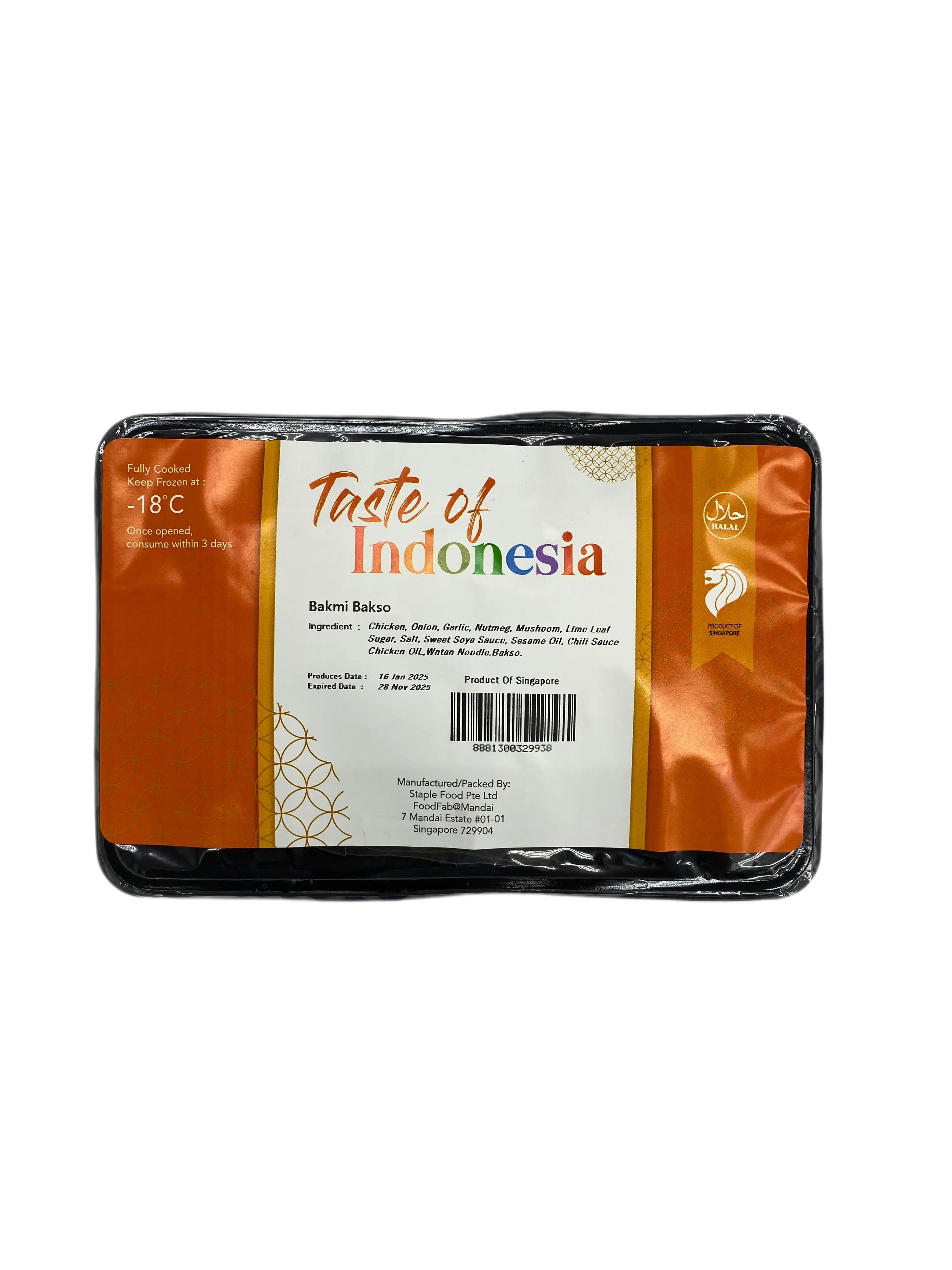 Taste of Indonesia (T.O.I) Bakmi Ayam Jamur Bakso