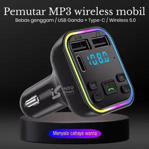 Bluetooth Mobil / FM Transmitter / Car Charger Modulator 2 USB / Charger Mobil