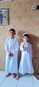 Product Review of Jubah Anak Laki Laki MIRWAN by Rainan ORI Lengan Panjang Umur 1-12 tahun Baju Gamis Muslim Bahan Katun Kombinasi  Lembut from I**n D**i P**n 1