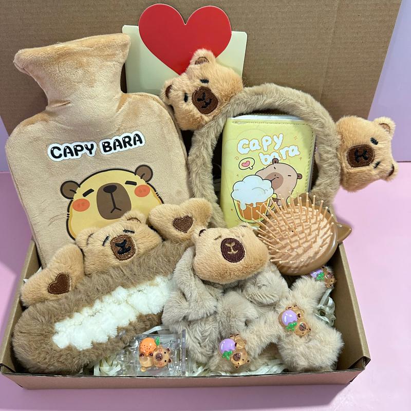  Hộp Quà Tặng Túi Chườm Cappybara 500ml Dành Tặng Bạn Bè Người Thân Dịp Lễ Valentine   8 3 20 10 