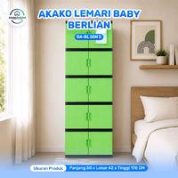 Gambar AKAKO - LEMARI PAKAIAN ANAK PLASTIK AKAKO BABY "BERLIAN" SUSUN  5 /KODE: BA-BL - PAKAI KACA dari AKAKOOFFICIALSHOP Kota Tangerang 2 Tokopedia