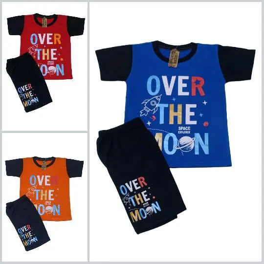 Kaos anak Setelan cowok Murah 100rb 5pics. Baju Motif 3