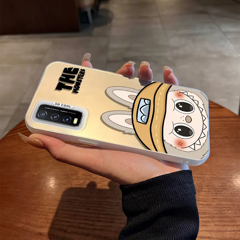 Casing Hp for VIVO Y20 Y20A Y11S Y12S Y16A V2029 V2027 V2026 V2102 Casing buram Case lucu Casing berkualitas tinggi Cangkang terlaris Casing ponsel baru Cangkang akrilik Perumahan tahan benturan Casing HP kartun Tombol terpisah 3