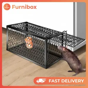 Jebakan Perangkap Tikus Kandang Besi Kuat Automatic Mousetrap