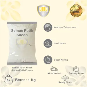 Semen Putih 1 Kg/ White Cement 1 Kg/ Semen Putih Kiloan