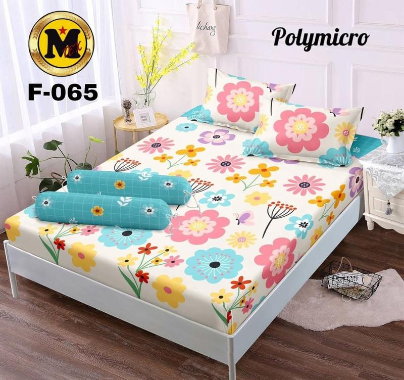 SPREI BUNGA MOTIF CLAUDIYA UKURAN NO.1 180X200 NO.2 160X200 NO.3 120X200 FREE 2 SARBAN & 1 SARGUL/ SPRAI BAHAN KATUN PREMIUM HALUS TIDAK LUNTUR 0