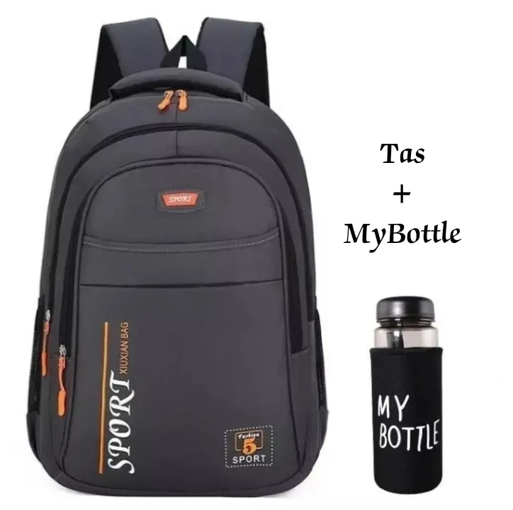 Tas Polos/ Tas Ransel Sekolah Anak SD, SMP, SMA/ Tas Laptop Sekolah/ Tas Anak Cowok Cewek/ Tas Ransel Laptop/ Tas Sekolah Anak Laki Laki Dan Perempuan/ Tas Sekolah Polos Fashion 2