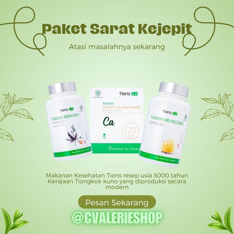 Suplemen Kesehatan Tiens Solusi Paket Saraf Kejepit vito  farmaka 0