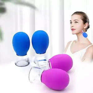 GROSIR Alat Pijat Bekam Wajah Silikon Tanpa Api Vakum Alat Cupping Therapy Silicone Muka Facial