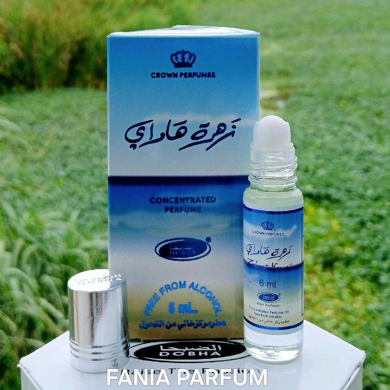Parfum Dobha roll on Aroma Zahrat Hawai 6ml/ Minyak Wangi Tahan Lama Perfume Botol Kuku 1