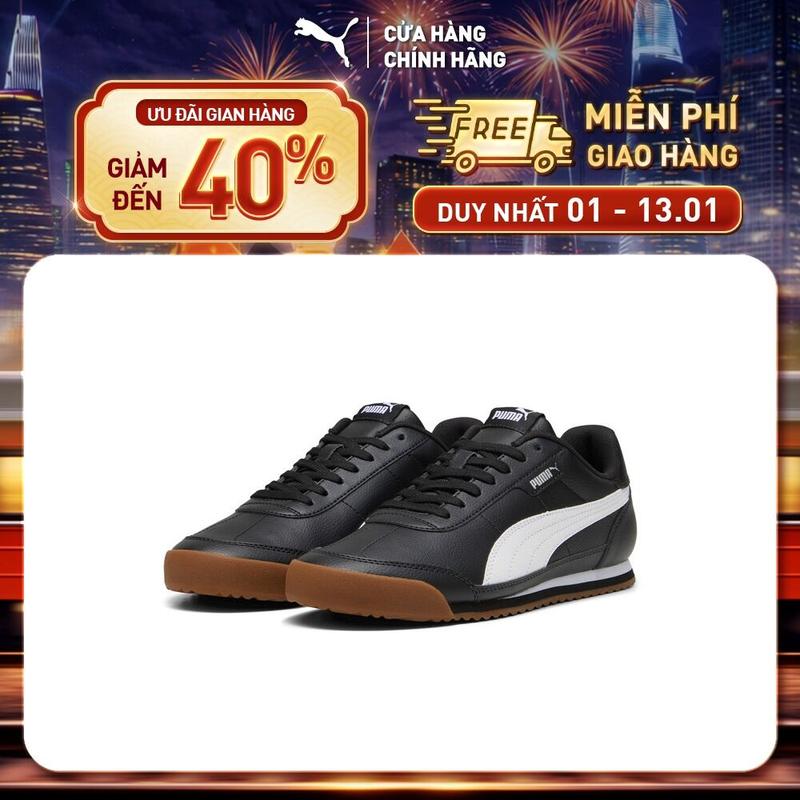 Giày thể thao PUMA Turino II Unisex Màu Đen PUMA Black-PUMA White-PUMA Silver