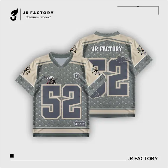 JR FACTORY_Jersey Dewasa Unisex Streetwear Oversize Number Dryfit Brazil Retro Vintage Hockey Boxy Fit Olahraga Pakaian 4