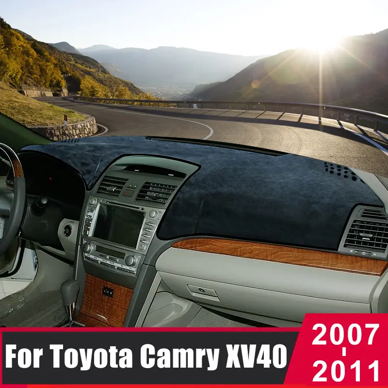 Dashboard Cover For Toyota Camry Aurion XV40 2007 2008 2009 2010 2011 Car Non Slip Mat Dash board Cover High Quality Dash Mat Sun Shade Pad Protection Cover