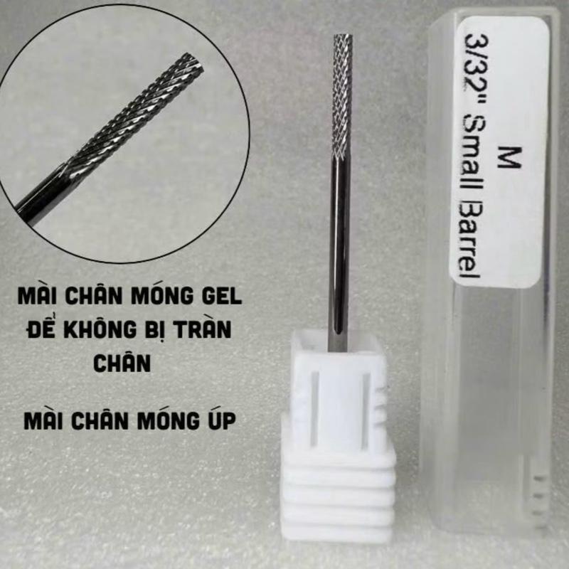 Đầu khoé trụ 3in1 size M( không bo viền) đẩy khoé da, đẩy khoé úp , mài gầm , mài chân úp size M. Chất liệu thép vonfram