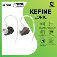 Gambar KEFINE Loric 10mm PU+Titanium Dynamic Driver In Ear Monitor Earphone - Black, 3.5mm No Mic dari CSI-ZONE Kota Administrasi Jakarta Pusat 1 Tokopedia