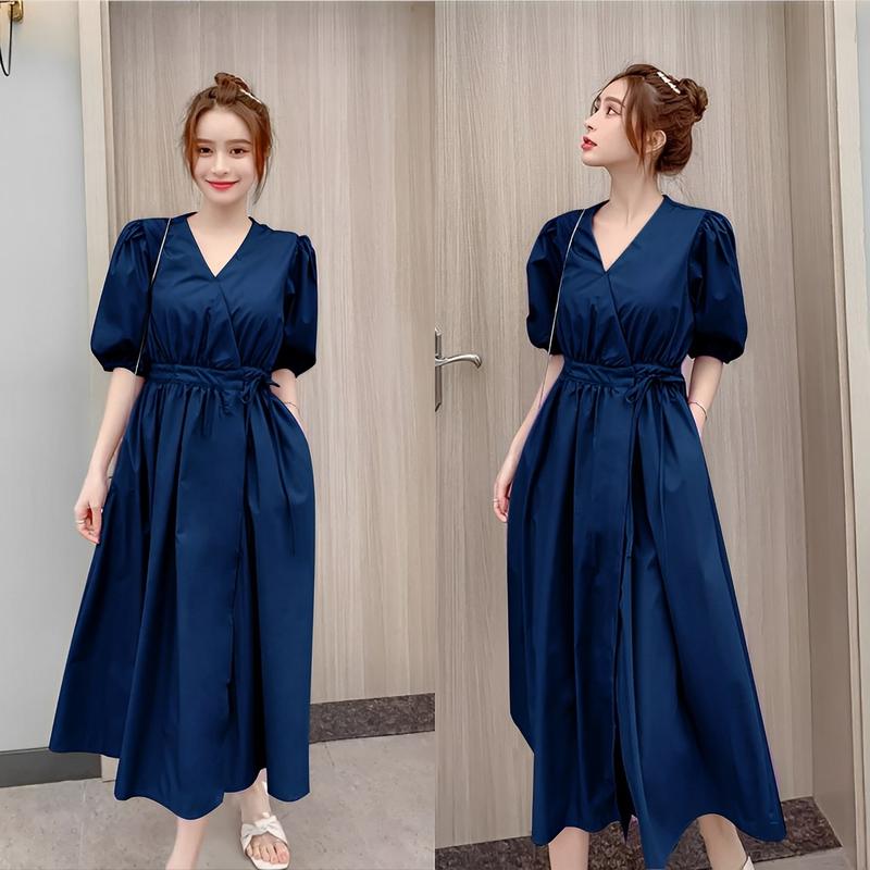 RO Dress Miyuki Big Size XXXL Ld 100 - 120 cm P 120 cm B 308 gr Mosscrepe Viscose #4210 6