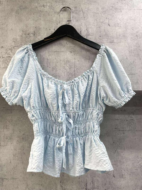 (3) [MẪU MỚI NHẤT] Áo Kiểu Nhún GAGO Brand Thon Gọn Tôn Dáng Thời Trang Nữ Có Bigsize Mặc Được 2 Kiểu Dễ Phối Đồ