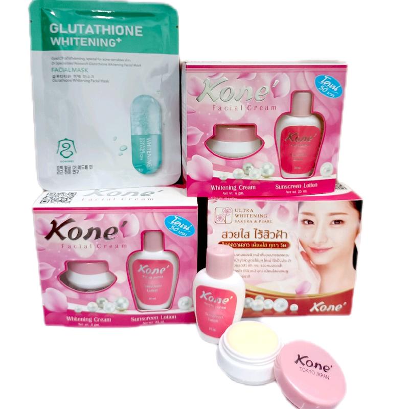    tặng 1 mặt nạ  3 hộp kem thái lan Kone hỗ trợ mụn nám tàn nhang 