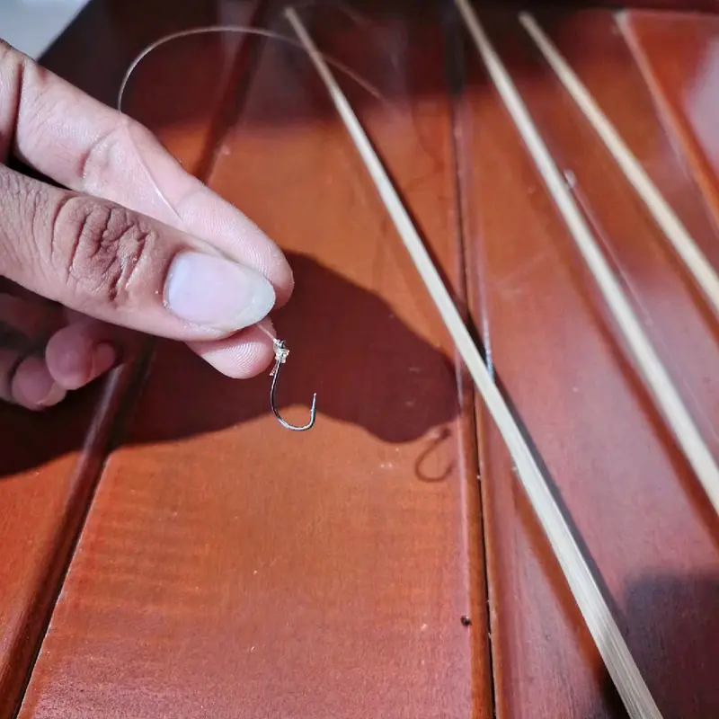 Pancing tajur ikan gabus ukuran 1 meter  siap pakai / pancing set ikan gabus Umpan 1