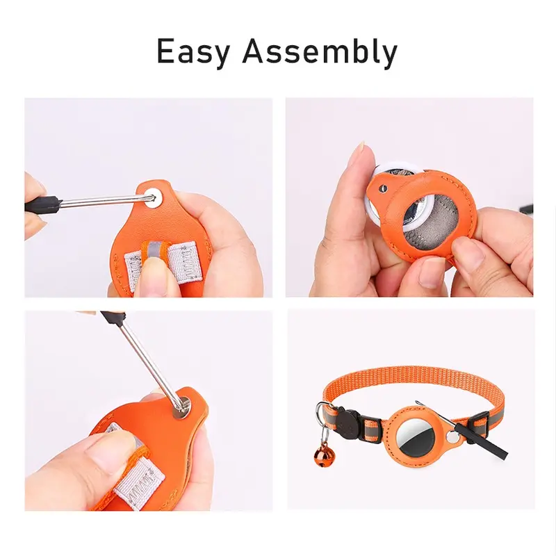 Pet Apple AirTag Kalung Collar Kucing Airtag GPS Tracker Anti Theft Anjing Kucing 8