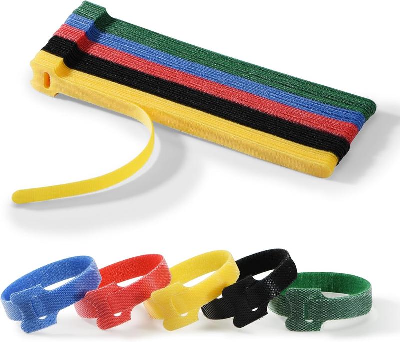    50 Dây   Dây Dán Velcro Quấn Chống Rối Dây Điện Có Thể Tái Sử Dụng Cáp Sạc Dây Băng Gai Giúp Quản Lý Dây Cáp Gọn Gàng 